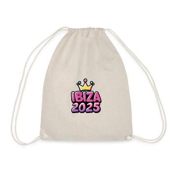 Ibiza 2025 - Drawstring Bag - nature - Front