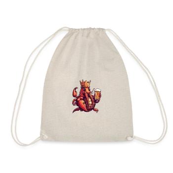 Homard Crabe Bière Drôle - Sac de sport léger - nature - Devant
