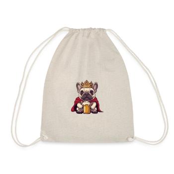 Buldog Français Chien Bière Drôle - Sac de sport léger - nature - Devant
