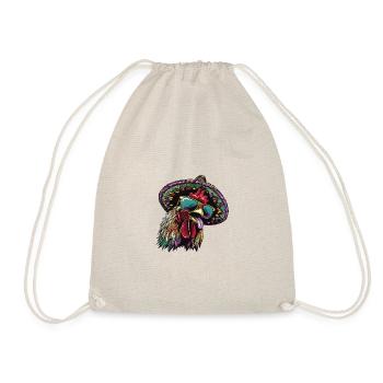 Coq Bande Dessinée Drôle Sombrero - Sac de sport léger - nature - Devant