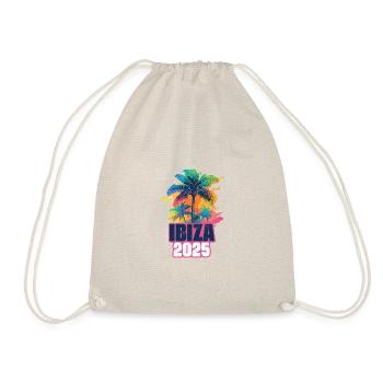 Ibiza 2025 Urlaub Palmen - Turnbeutel - Natur - Vorne