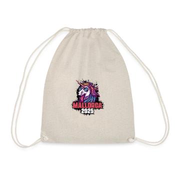 Mallorca 2025 Unicorn - Drawstring Bag - nature - Front