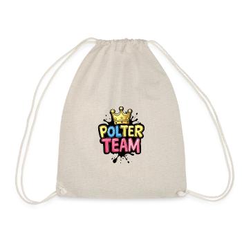 Polter Team - Turnbeutel - Natur - Vorne