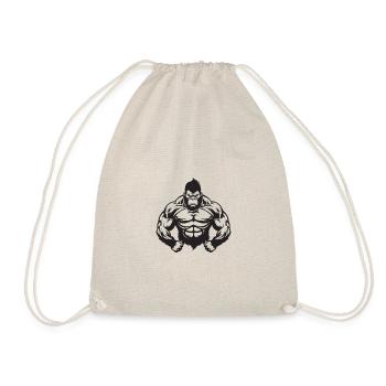 Gorilla Muscles - Drawstring Bag - nature - Front