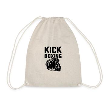 kickboxing kickboxer - Drawstring Bag - nature - Front