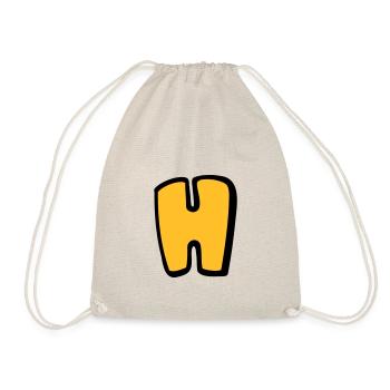 Alphabet H - Turnbeutel - Natur - Vorne