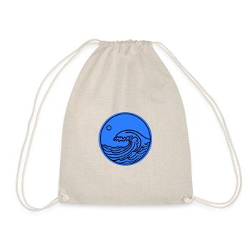 Wave Sea Ocean Water - Drawstring Bag - nature - Front