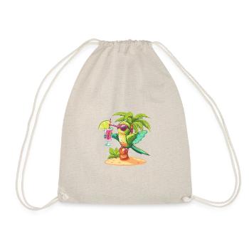 colibri oiseau plage d’été bande dessinée - Sac de sport léger - nature - Devant