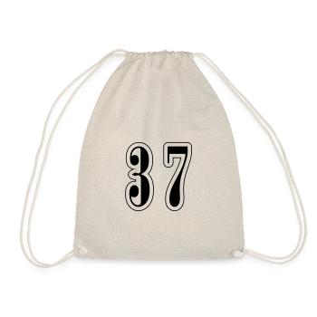 37 Symbole numérique - Sac de sport léger - nature - Devant