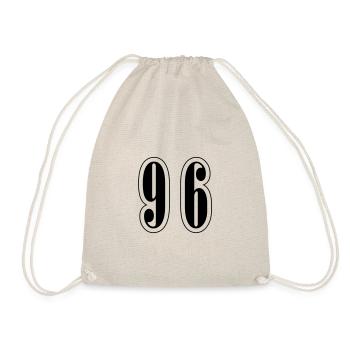 96 Symbole numérique - Sac de sport léger - nature - Devant