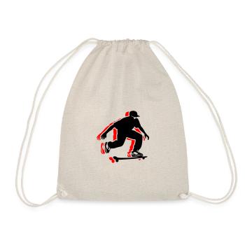 planche à roulettes homme symbole planche à roulettes - Sac de sport léger - nature - Devant