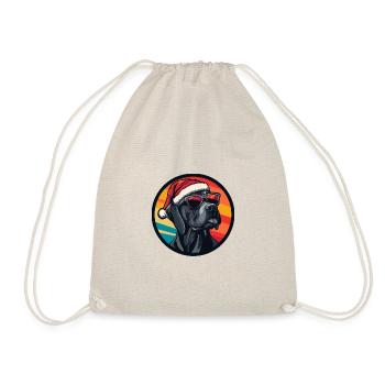 Dogue Allemand Chien Noël Cool - Sac de sport léger - nature - Devant