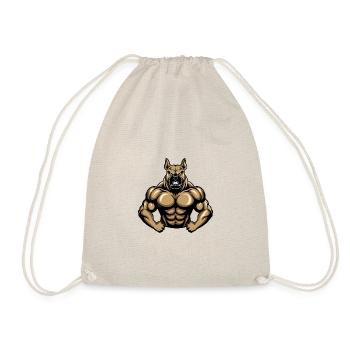 Kangal Dog Muscles Bodybuilding - Drawstring Bag - nature - Front
