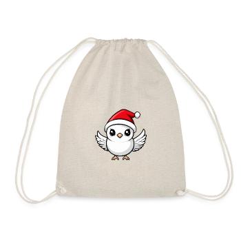 Dove Bird Christmas Christmas - Drawstring Bag - nature - Front