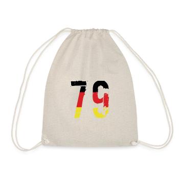 Maillot 79 Numéro Allemagne - Sac de sport léger - nature - Devant
