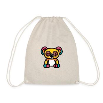 Koala Halloween Comic Zombie - Drawstring Bag - nature - Front