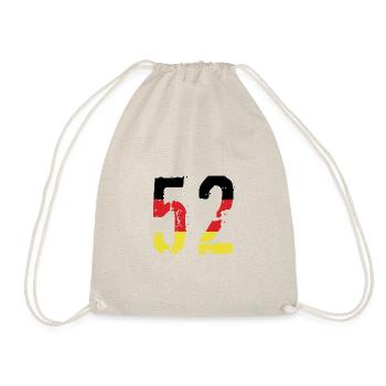 Maillot 52 Numéro Allemagne - Sac de sport léger - nature - Devant