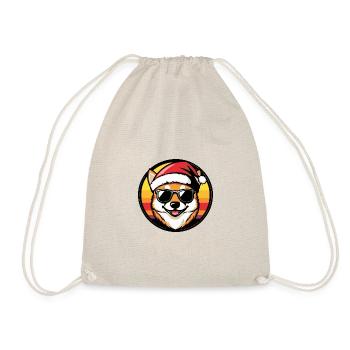 Shiba Inu Chien Noël Cool - Sac de sport léger - nature - Devant