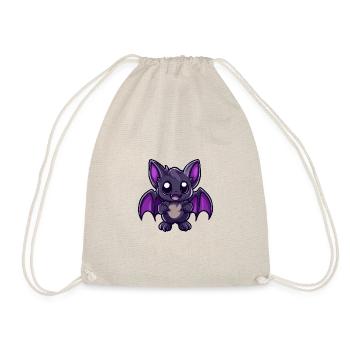 Chauve-souris Halloween Dessin animé drôle - Sac de sport léger - nature - Devant