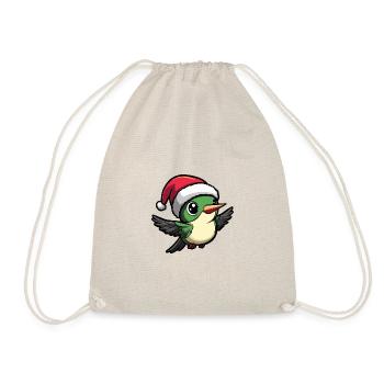 Hummingbird Bird Christmas Christmas - Drawstring Bag - nature - Front