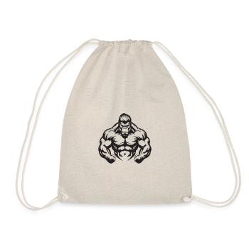 Gorilla Muscles Beast Gym - Drawstring Bag - nature - Front