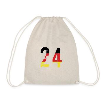 24 Number Germany Jersey - Drawstring Bag - nature - Front
