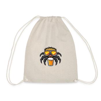 Tarantula Ski Bier Spinne - Turnbeutel - Natur - Vorne