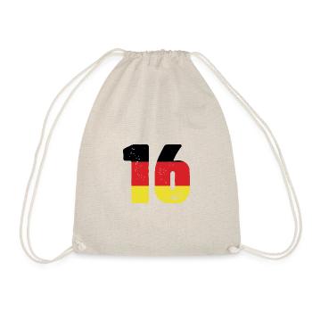 16 Numéro Jersey Allemagne - Sac de sport léger - nature - Devant
