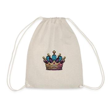 Crown Symbol - Drawstring Bag - nature - Front