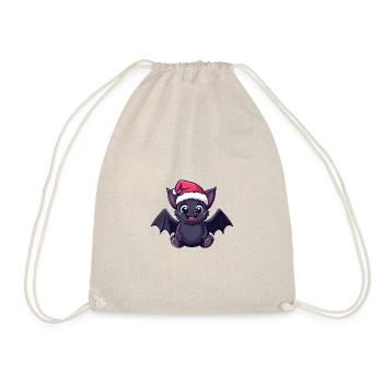 Chauve-souris Noël mignon - Sac de sport léger - nature - Devant