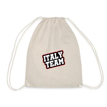 Italy Team - Drawstring Bag - nature - Front