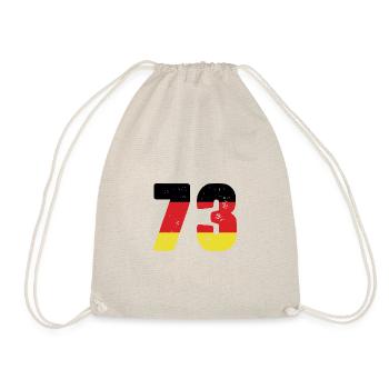 73 Numéro Jersey Allemagne - Sac de sport léger - nature - Devant