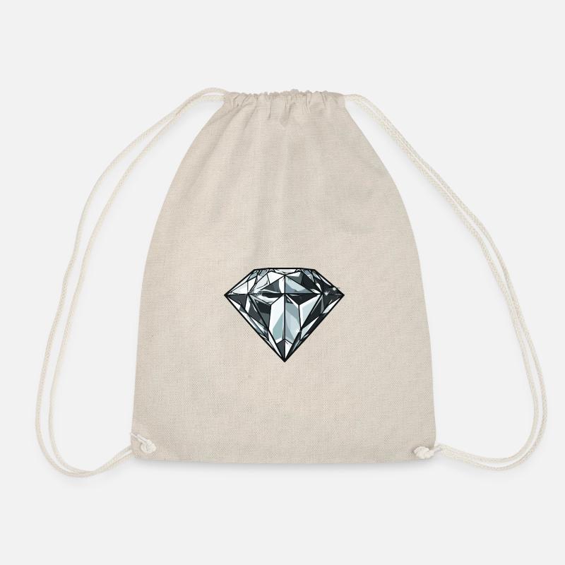 Diamant Juwel - Turnbeutel - Natur