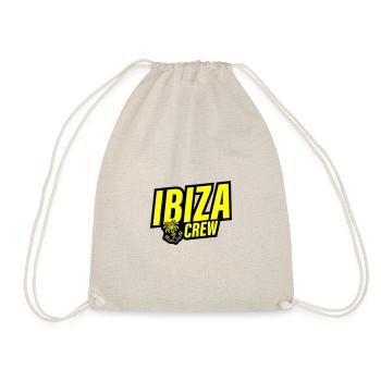 Ibiza Crew Anker Palme Herz Liebe - Turnbeutel - Natur - Vorne