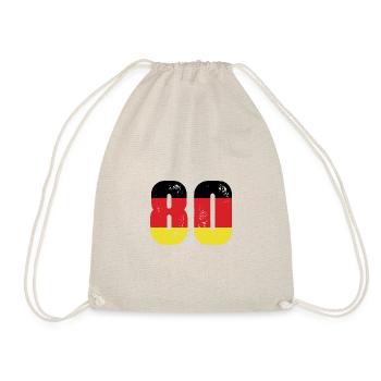 80 Numéro Jersey Allemagne - Sac de sport léger - nature - Devant