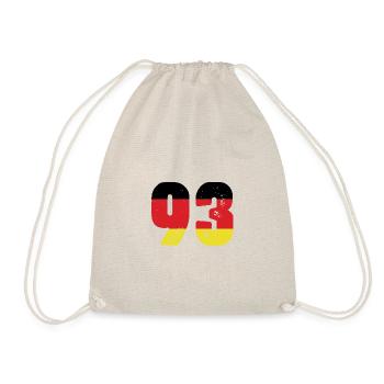 93 Numéro Jersey Allemagne - Sac de sport léger - nature - Devant