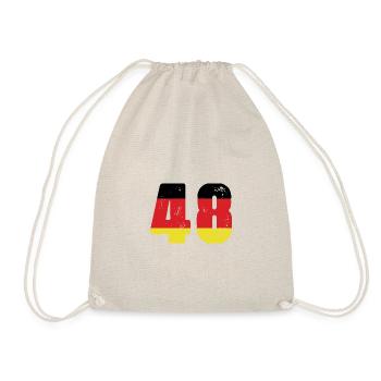 48 Numéro Jersey Allemagne - Sac de sport léger - nature - Devant