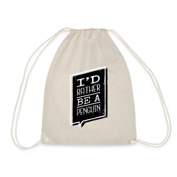 danseur adorable présent manchot roi blagues hiver - Sac de sport léger - nature - Devant