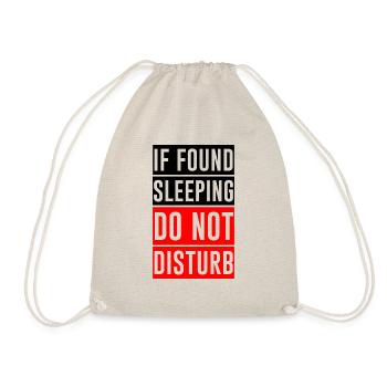 Si dormir ne dérange pas 2 - Sac de sport léger - nature - Devant