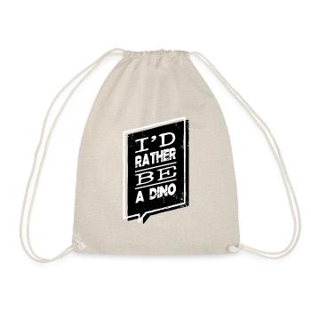 Fun Old Costume Tshirts Chrome Dino - Drawstring Bag - nature - Front