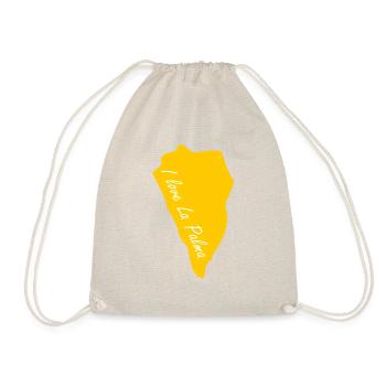 I love La Palma - Drawstring Bag - nature - Front