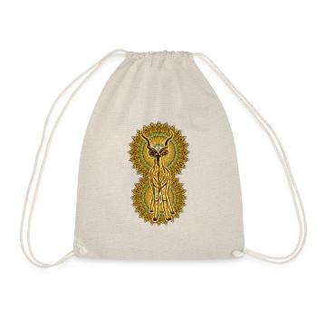African Nature 2023 09 Kudu C - Drawstring Bag - nature - Front