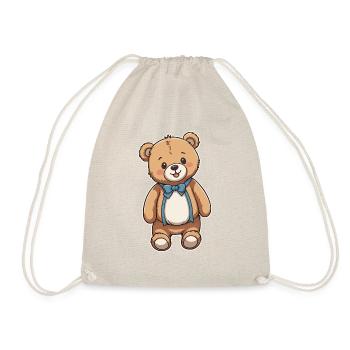 Teddy- Teddy - Teddy - Teddy - Teddy - Turnbeutel - Natur - Vorne