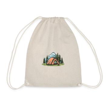 Camping Tent - Drawstring Bag - nature - Front