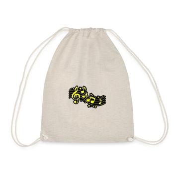 Notes de musique Clef Musique - Sac de sport léger - nature - Devant