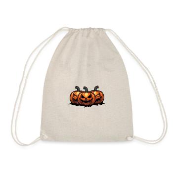 Pumpkin Halloween - Drawstring Bag - nature - Front
