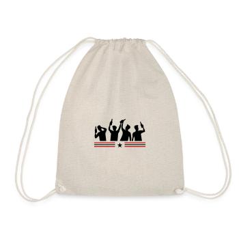 Groupe d’enterrement de vie de garçon - Sac de sport léger - nature - Devant