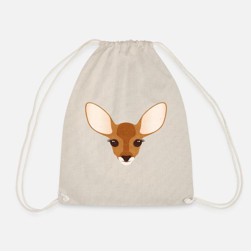 deer - Drawstring Bag - nature