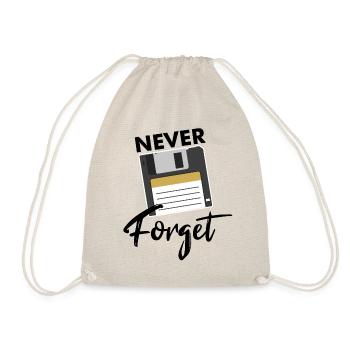 Disquette nerd nerds disant - Sac de sport léger - nature - Devant
