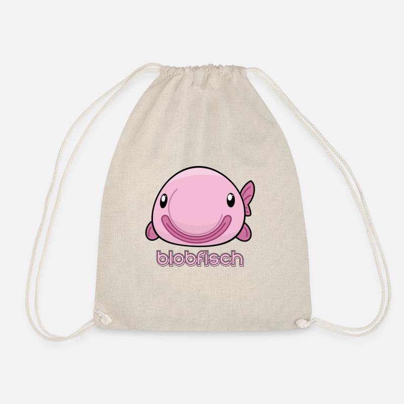 Süßer Blobfisch - Turnbeutel - Natur